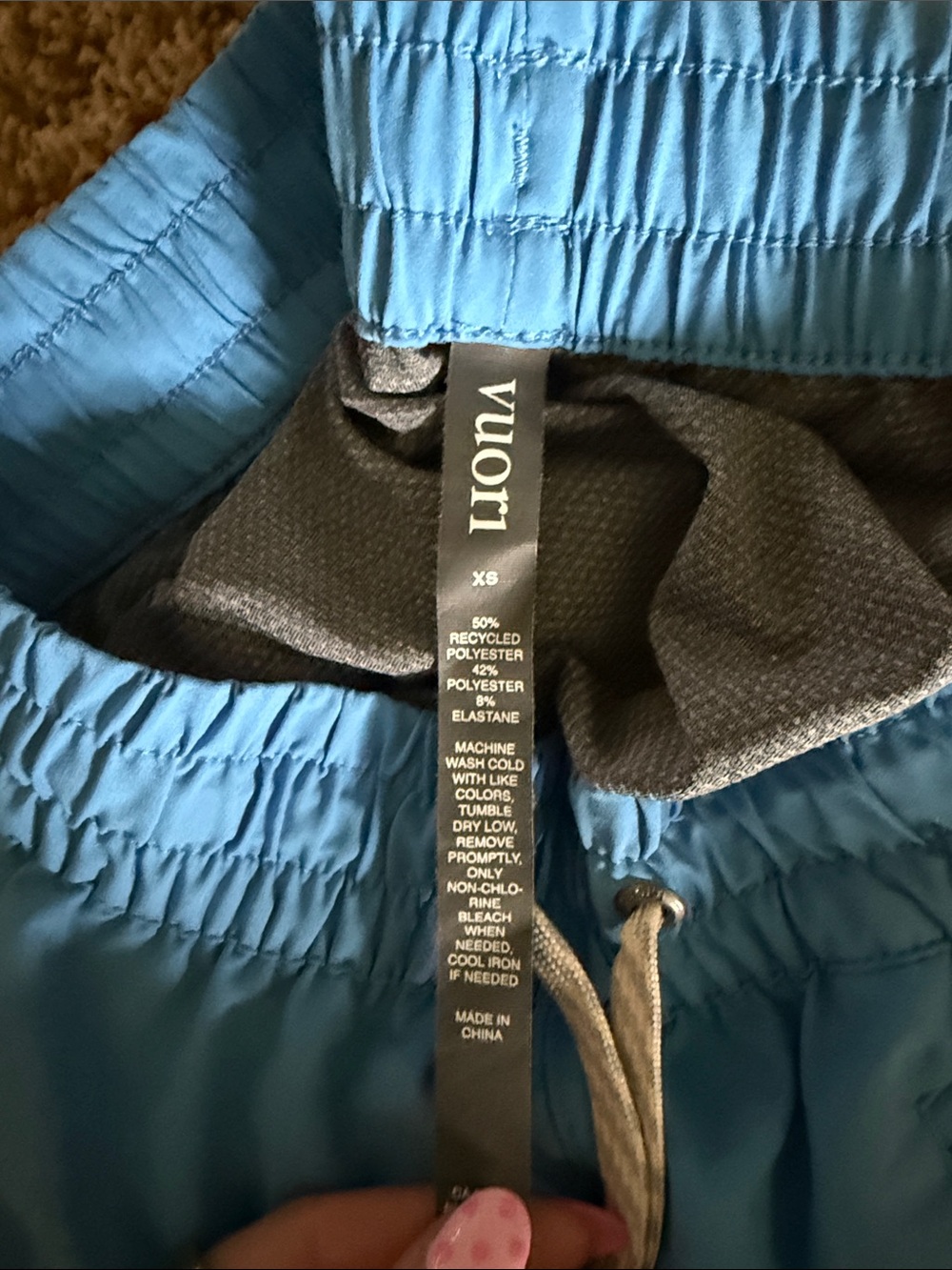Vuori Light Blue Athletic Shorts - Picture 2 of 4